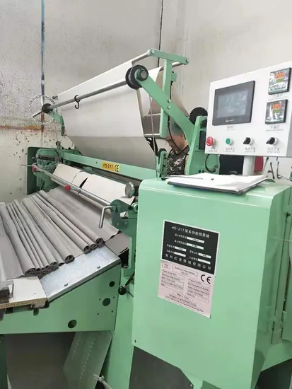 Plisse Fantasy Knife Pleating Machine for Fabric Changzhou Chiffon PLC, Knife Provided